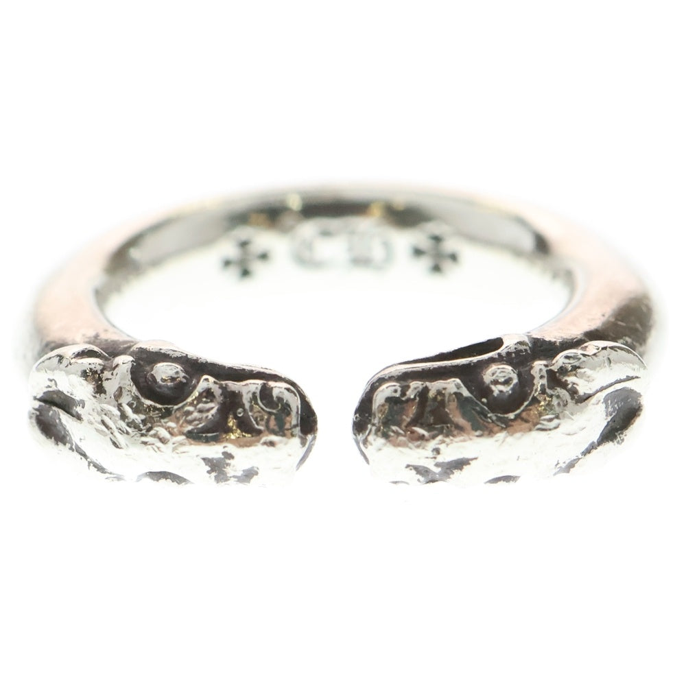 CHROME HEARTS(クロムハーツ) BANGLE DOUBLE DOG RING ダブルドッグ リング シルバー