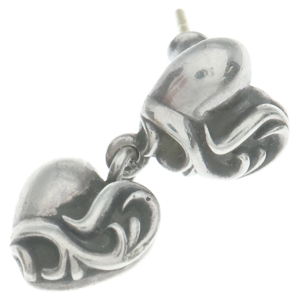CHROME HEARTS(クロムハーツ) HEART DRP 2連ハートドロップ ピアス シルバー