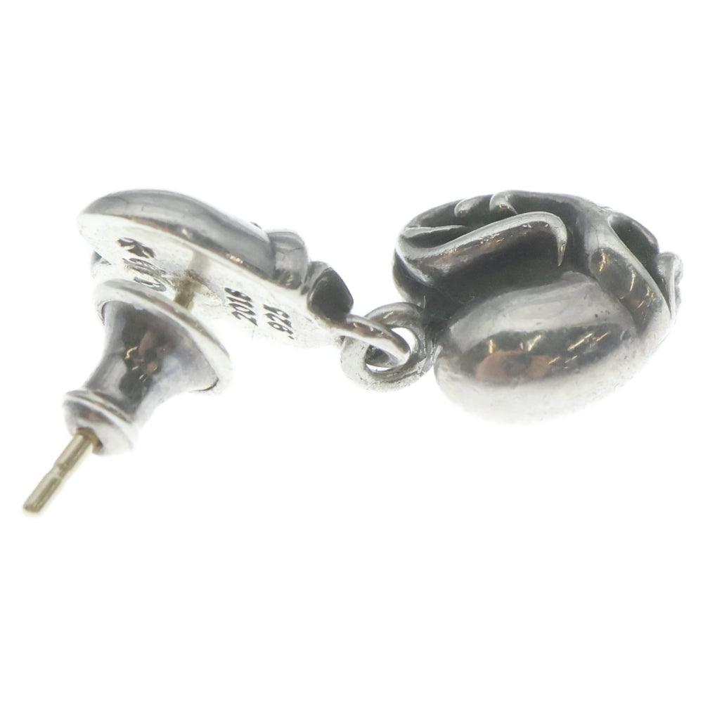 CHROME HEARTS(クロムハーツ) HEART DRP 2連ハートドロップ ピアス シルバー