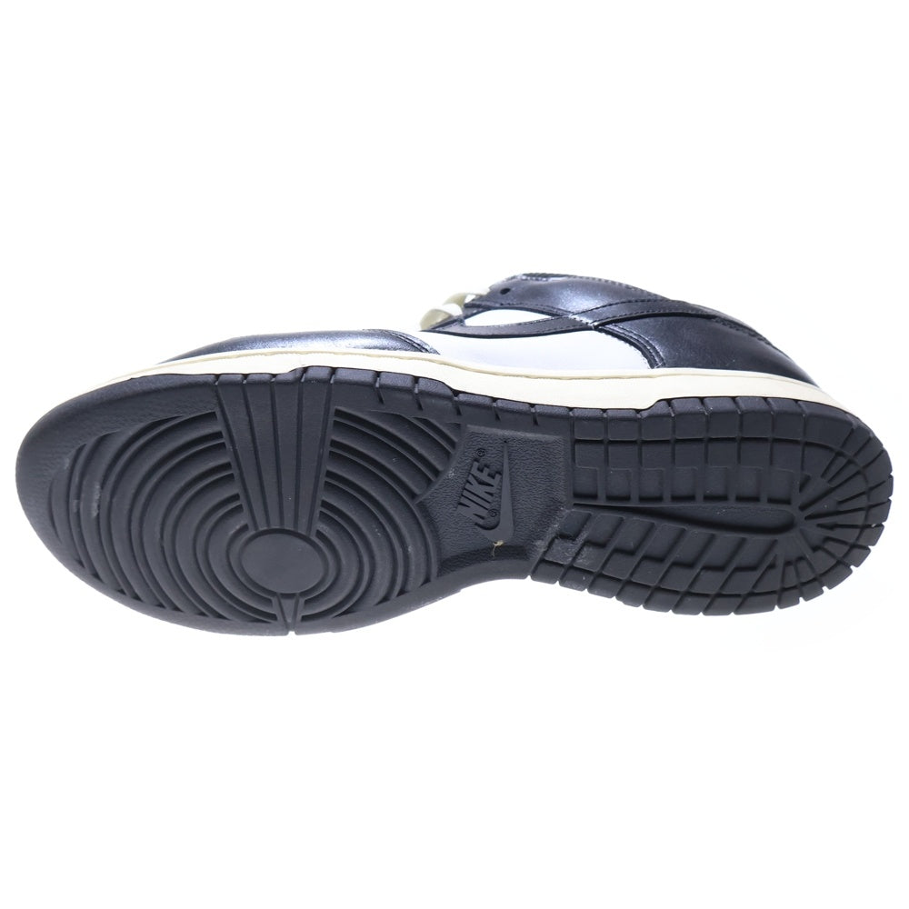 NIKE(ナイキ) WMNS DUNK LOW PRM VINTAGE ウィメンズ ダンク ヴィンテージ ローカットスニーカー ホワイト/ブラック US10.5/27.5cm FQ8899-100