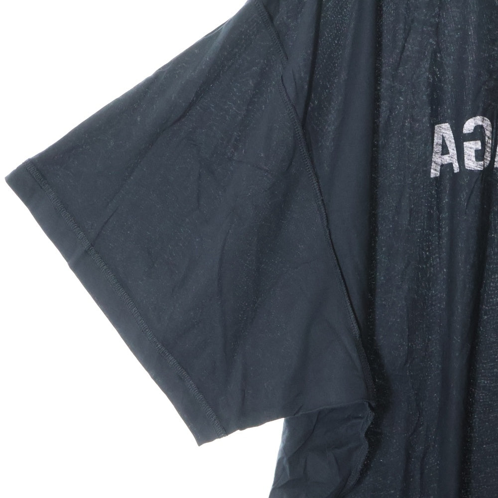 BALENCIAGA(バレンシアガ) Inside Out T-Shirt インサイドアウトロゴ 半袖Tシャツ ブラック 787358 TQVJ4