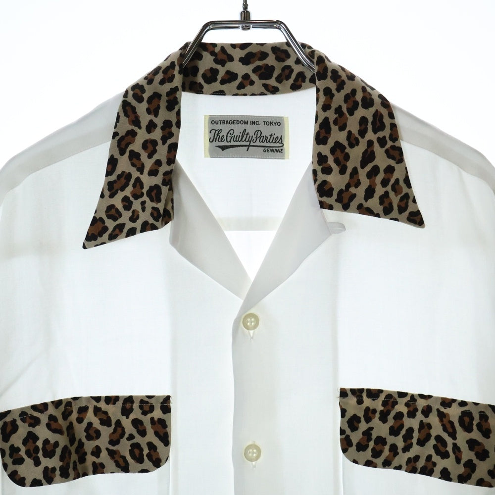 WACKO MARIA(ワコマリア) 23AW TWO-TONE 50'S SHIRT ツートーン 長袖シャツ ホワイト 23FW-WMS-OC11