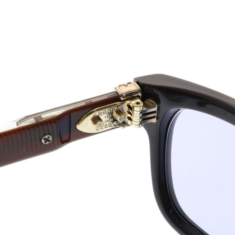 CHROME HEARTS(クロムハーツ) PEN15 EYEWEAR クロステンプル 眼鏡アイウェア サングラス ブラウン/ゴールド