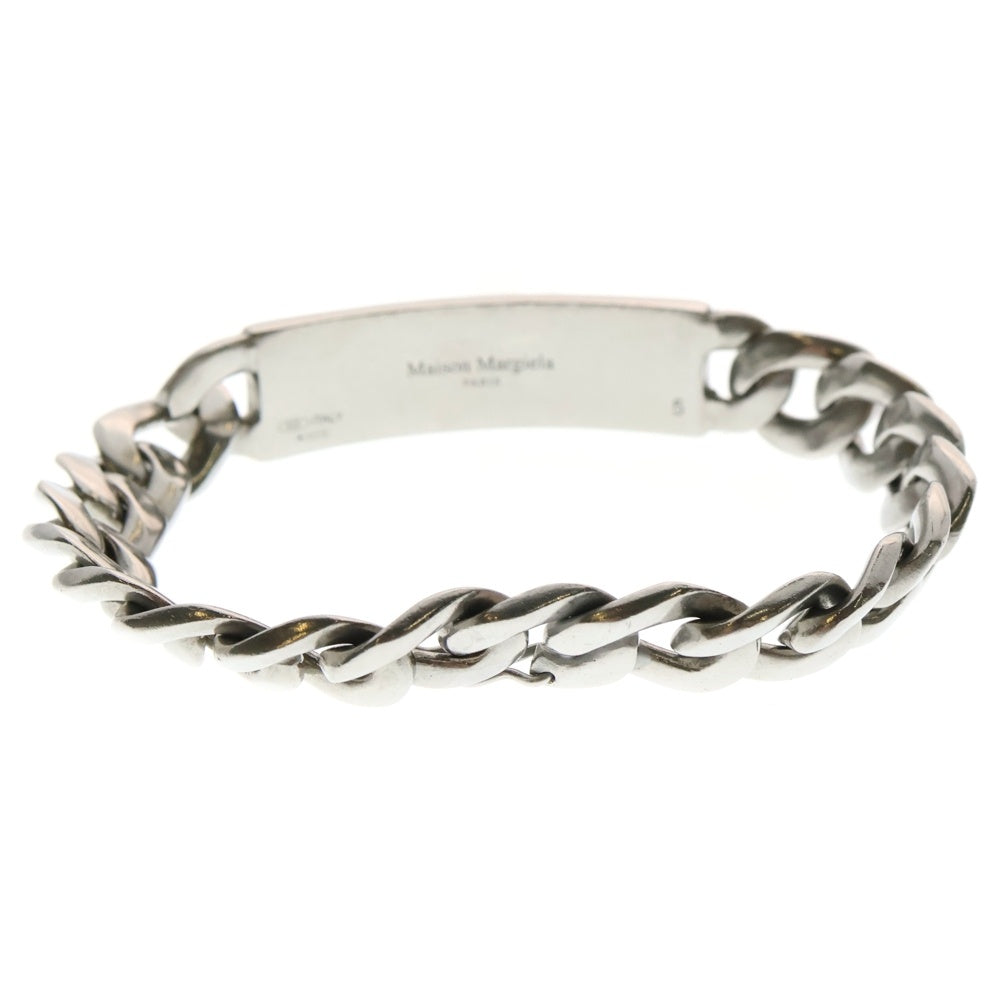 Maison Margiela(メゾンマルジェラ) ID Bracelet チェーンブレスレット シルバー