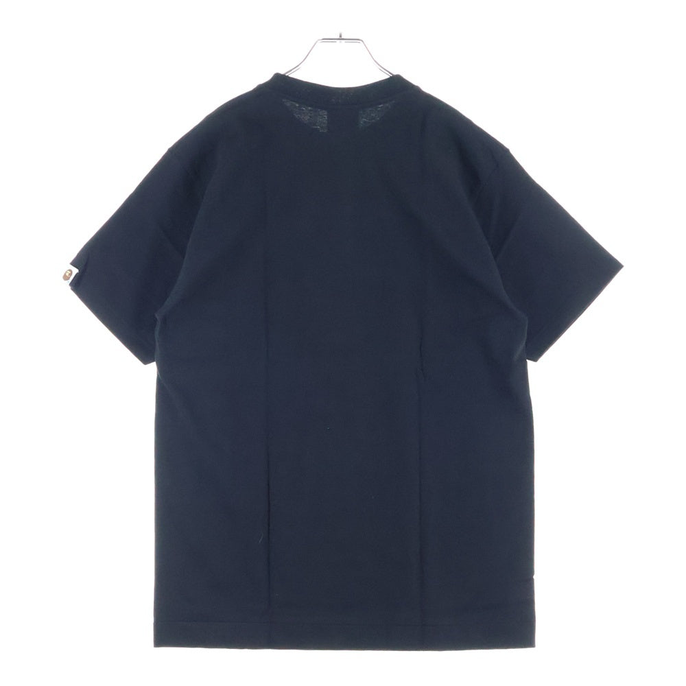 A BATHING APE(アベイシングエイプ) 90s BABY MILO GENERAL MILO TEE ベイビーマイロジェネラルマイロTシャツ ロゴプリントクルーネック半袖Tシャツ ブラック