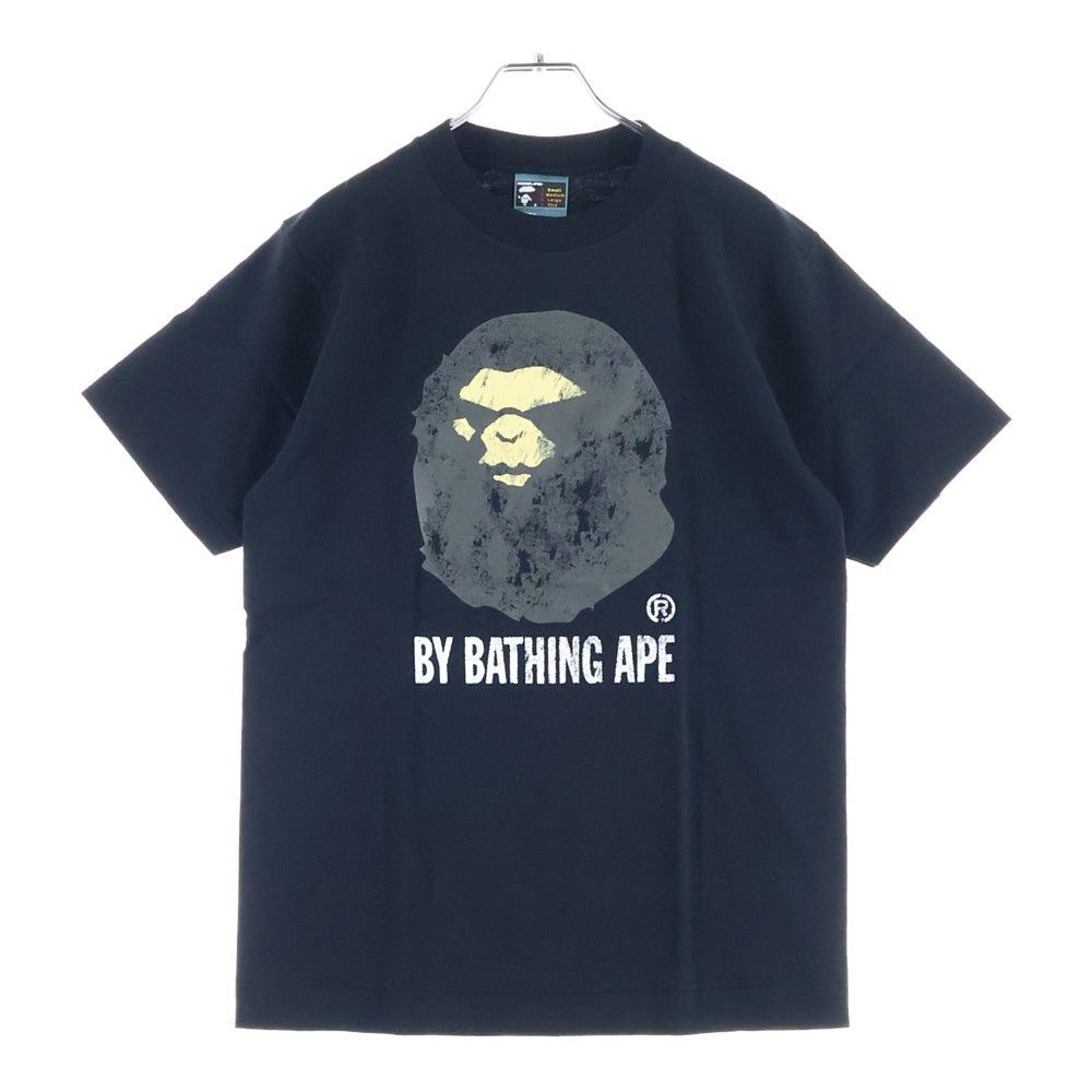 A BATHING APE(アベイシングエイプ) 90s APEロゴプリントクルーネック半袖Tシャツ ブラック