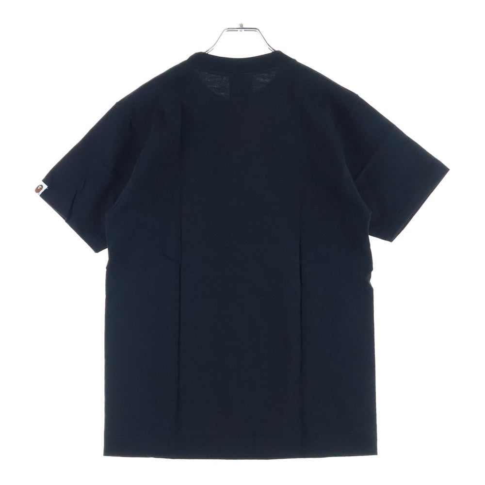 A BATHING APE(アベイシングエイプ) 90s APEロゴプリントクルーネック半袖Tシャツ ブラック
