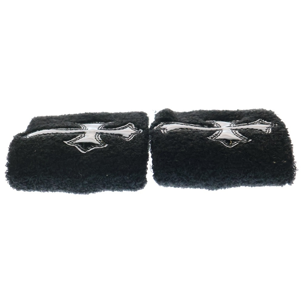 CHROME HEARTS(クロムハーツ) SWEATBAND WRIST エナメルクロスパッチリストバンド ブラック