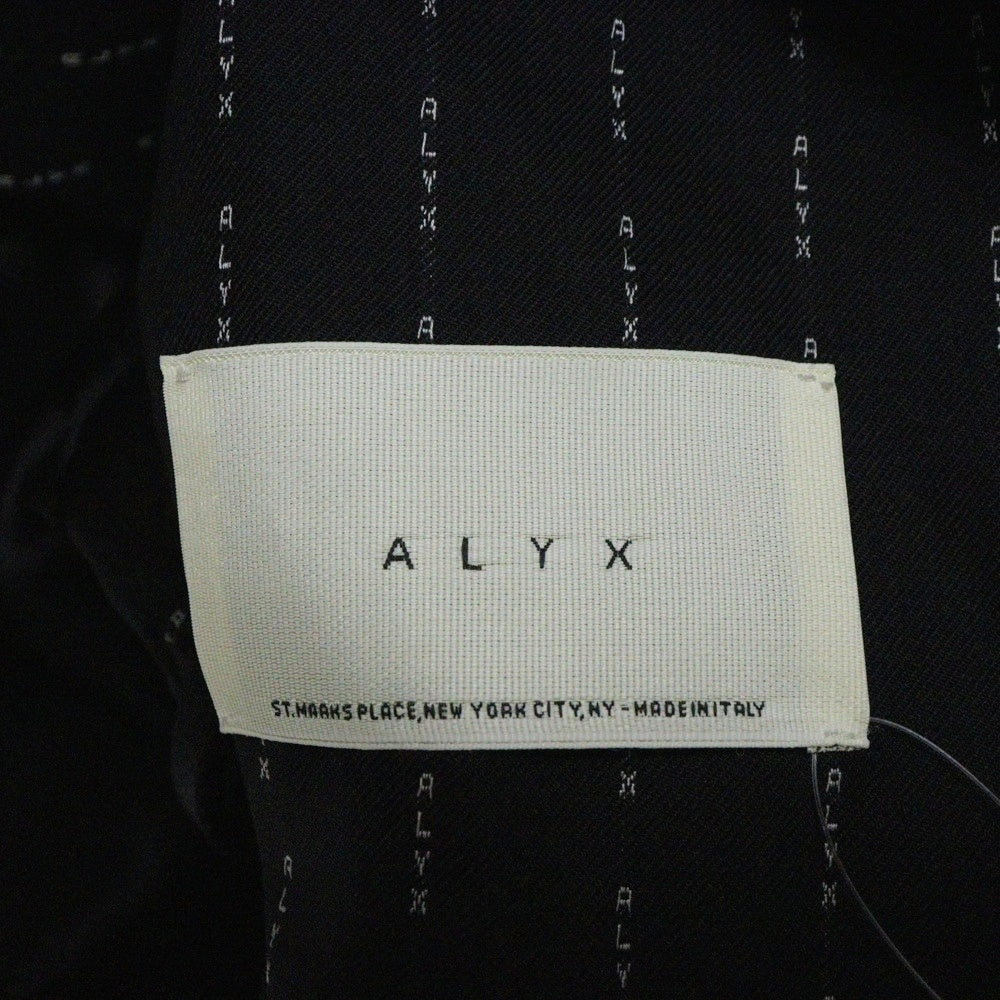 ALYX(アリクス) Tailored Jacket カシミヤ混 ウールテーラードジャケット ブラック