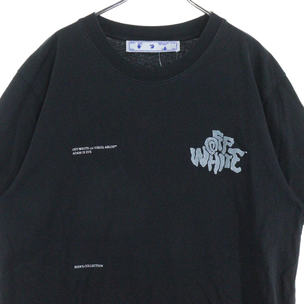 OFF-WHITE(オフホワイト) 21SS Adam Is Eve T-Shirt 半袖Tシャツ ブラック OMAA027S21JER014