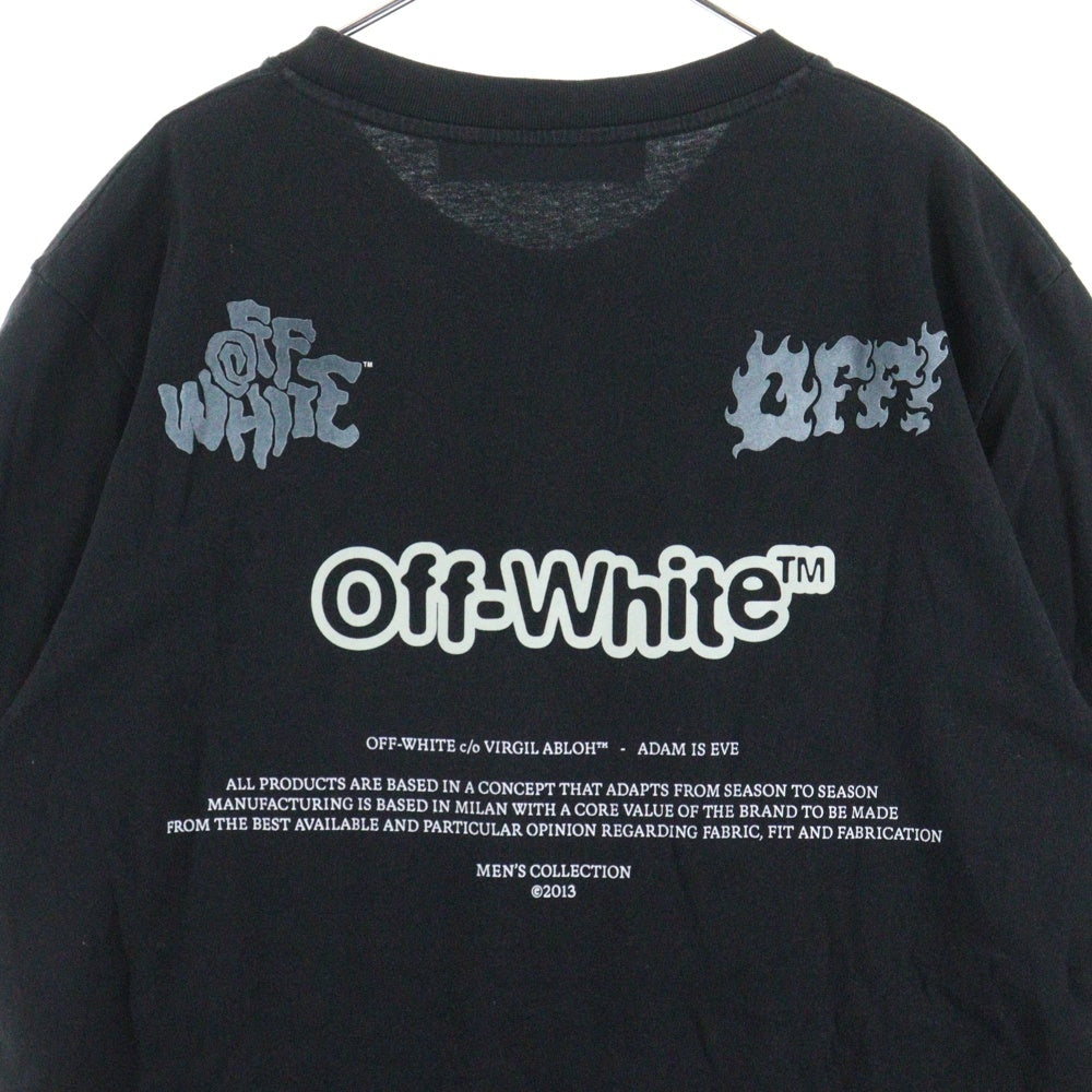 OFF-WHITE(オフホワイト) 21SS Adam Is Eve T-Shirt 半袖Tシャツ ブラック OMAA027S21JER014