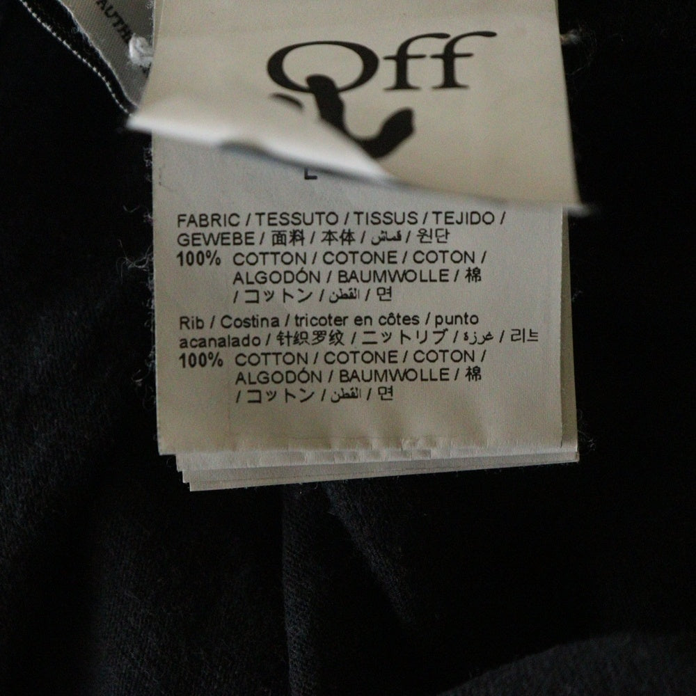 OFF-WHITE(オフホワイト) 21SS Adam Is Eve T-Shirt 半袖Tシャツ ブラック OMAA027S21JER014