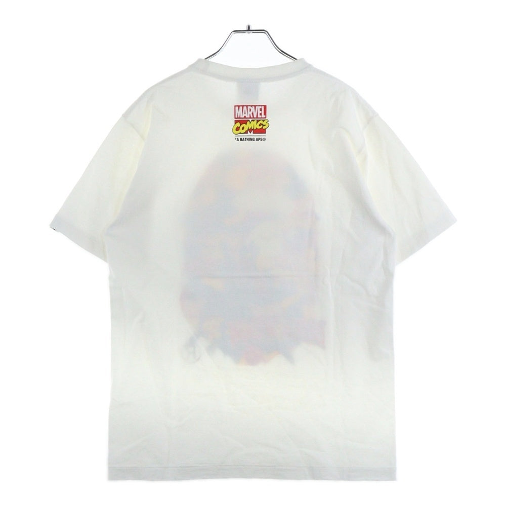 A BATHING APE(アベイシングエイプ) ×MARVEL Black Widow Tee マーベル ブラックウィドウ 半袖Tシャツ ホワイト