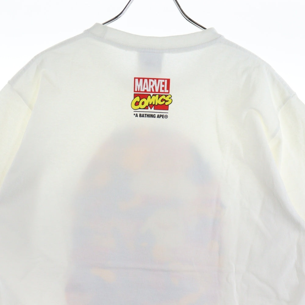 A BATHING APE(アベイシングエイプ) ×MARVEL Black Widow Tee マーベル ブラックウィドウ 半袖Tシャツ ホワイト