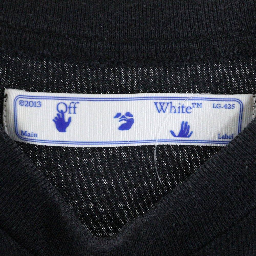 OFF-WHITE(オフホワイト) 20AW Caravaggio Angel Over T-Shirt カラヴァッジョ オーバーサイズ半袖Tシャツ ブラック OMAA038E20JER006