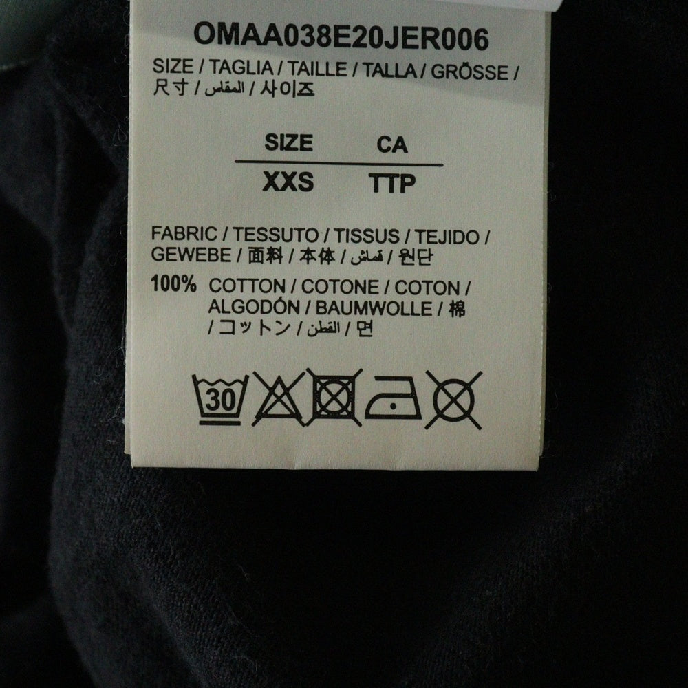 OFF-WHITE(オフホワイト) 20AW Caravaggio Angel Over T-Shirt カラヴァッジョ オーバーサイズ半袖Tシャツ ブラック OMAA038E20JER006
