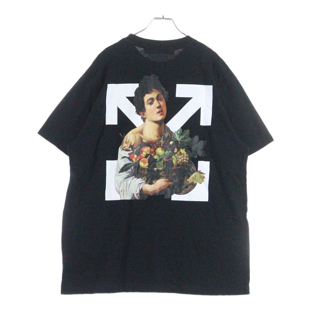 OFF-WHITE(オフホワイト) 21SS Caravaggio Hand T-shirt カラヴァッジョ ハンド 半袖Tシャツ ブラック OMAA038S21JER006