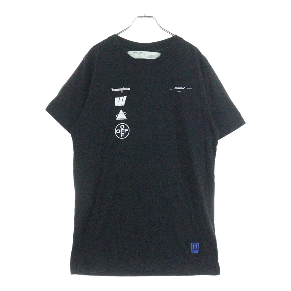 OFF-WHITE(オフホワイト) 19AW Maria de Silva T-shirt マリア デ シルヴァ 半袖Tシャツ ブラック OMAA027E19185005
