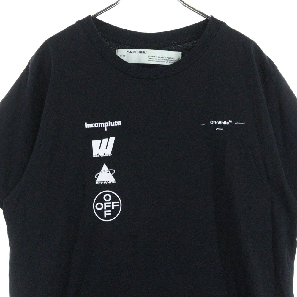 OFF-WHITE(オフホワイト) 19AW Maria de Silva T-shirt マリア デ シルヴァ 半袖Tシャツ ブラック OMAA027E19185005
