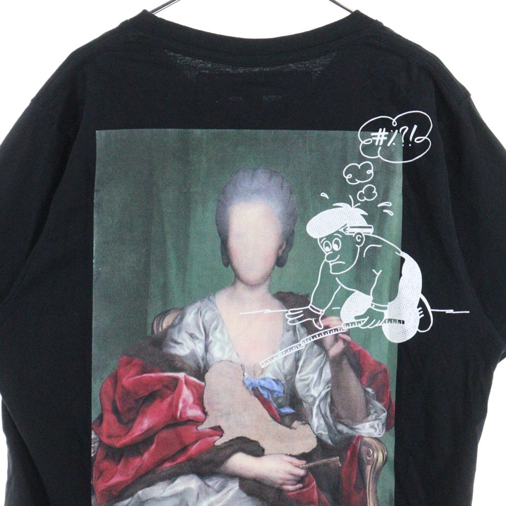 OFF-WHITE(オフホワイト) 19AW Maria de Silva T-shirt マリア デ シルヴァ 半袖Tシャツ ブラック OMAA027E19185005