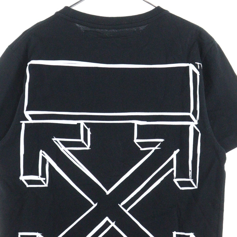 OFF-WHITE(オフホワイト) 18AW Maker Arrows T-shirt 半袖Tシャツ ブラック OMAA027E18185024