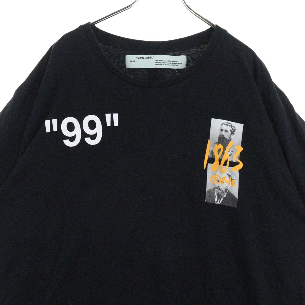 OFF-WHITE(オフホワイト) 19SS Summer Over T-shirt オーバーサイズ半袖Tシャツ ブラック OMAA038R19185009