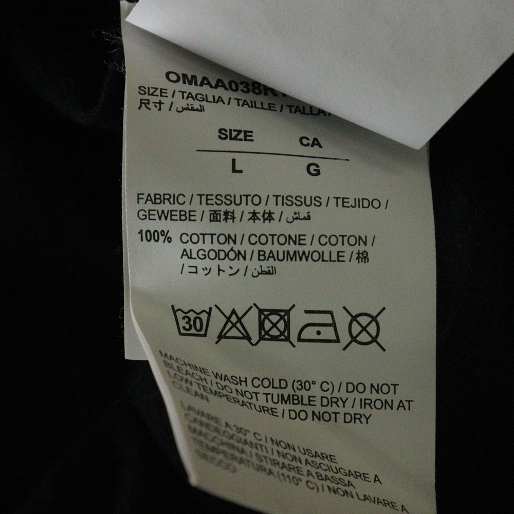 OFF-WHITE(オフホワイト) 19SS Summer Over T-shirt オーバーサイズ半袖Tシャツ ブラック OMAA038R19185009