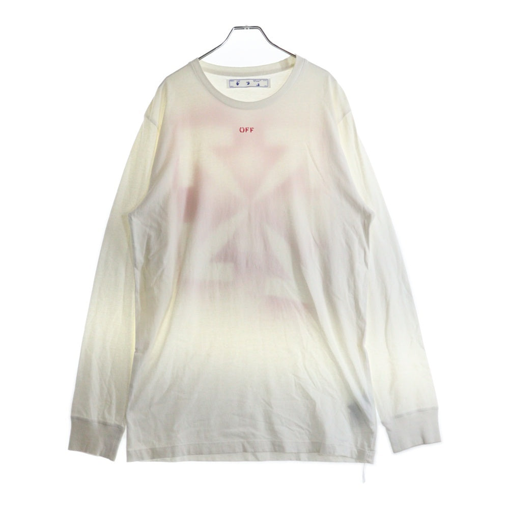 OFF-WHITE(オフホワイト) 20AW Spray Arrow L/S T-shirt 長袖Tシャツ ロンT ホワイト OMAB001E20JER004