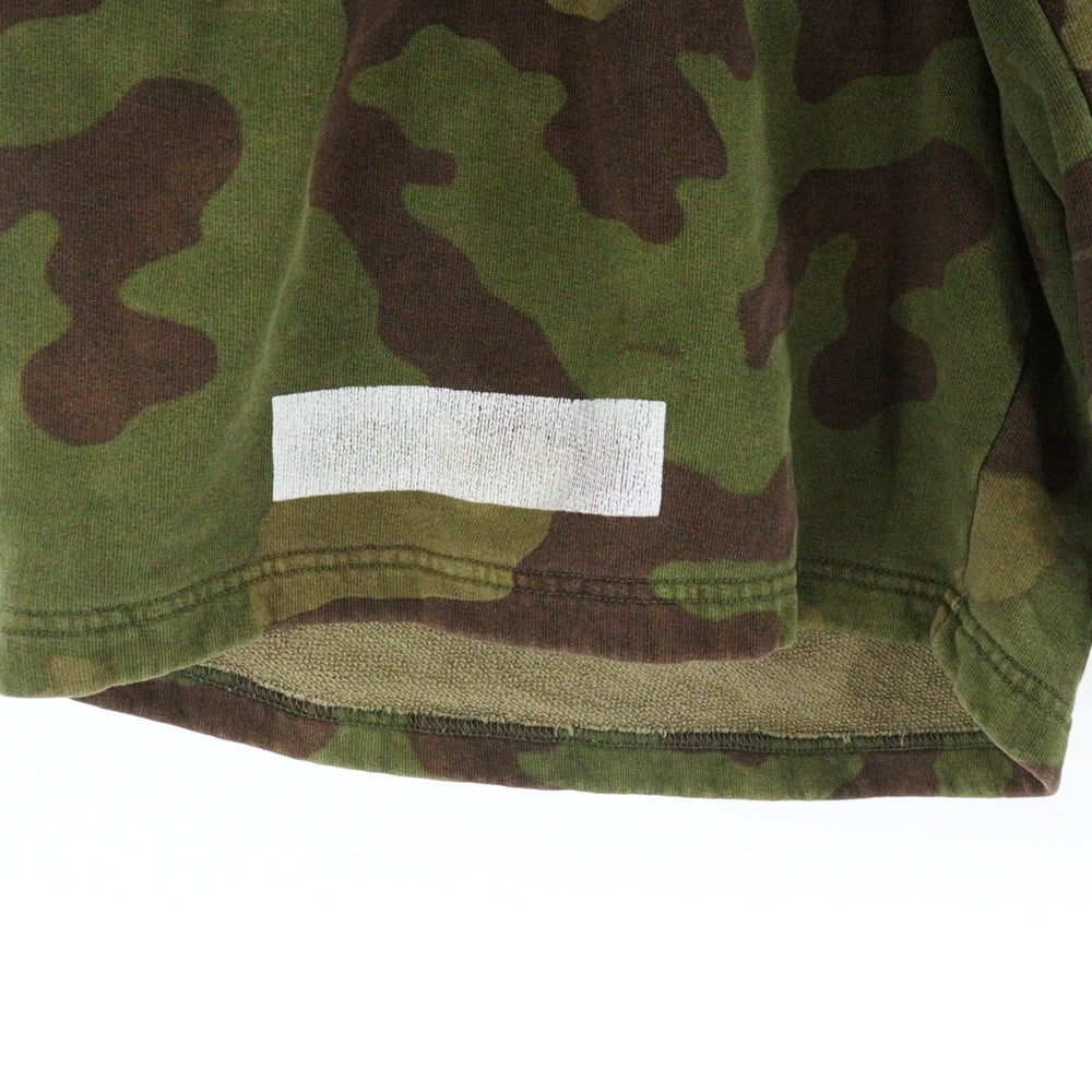 OFF-WHITE(オフホワイト) 17AW Camouflage Sweatshorts カモフラージュ 迷彩ハーフパンツ ショーツ カーキ OMCB009F17601029