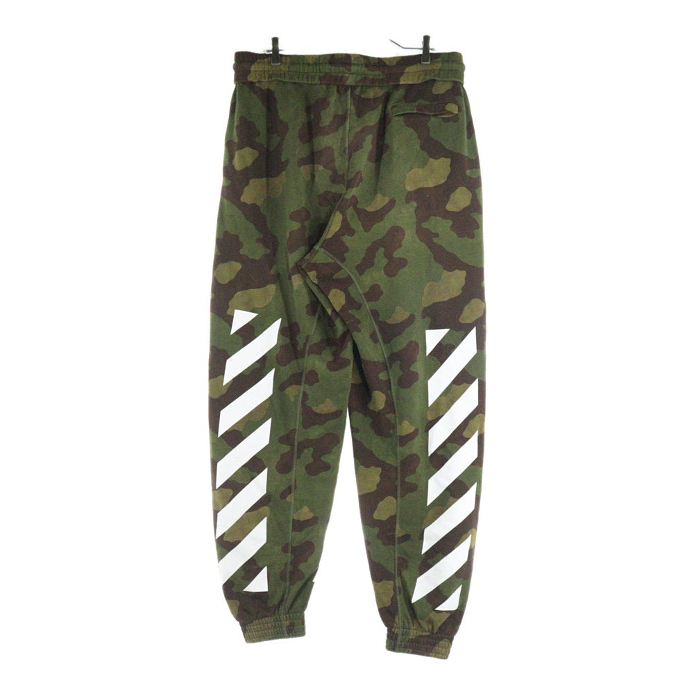 OFF-WHITE(オフホワイト) 17AW Camouflage SweatPants カモフラージュ 迷彩スウェットパンツ カーキ OMCA048F17601025