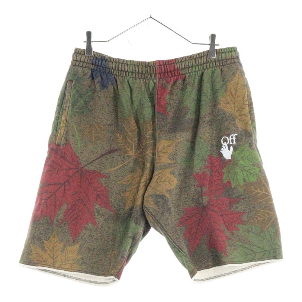 OFF-WHITE(オフホワイト) 20AW Camouflage Sweatshorts カモフラージュ スウェットハーフパンツ カーキ OMCI006F20FLE004