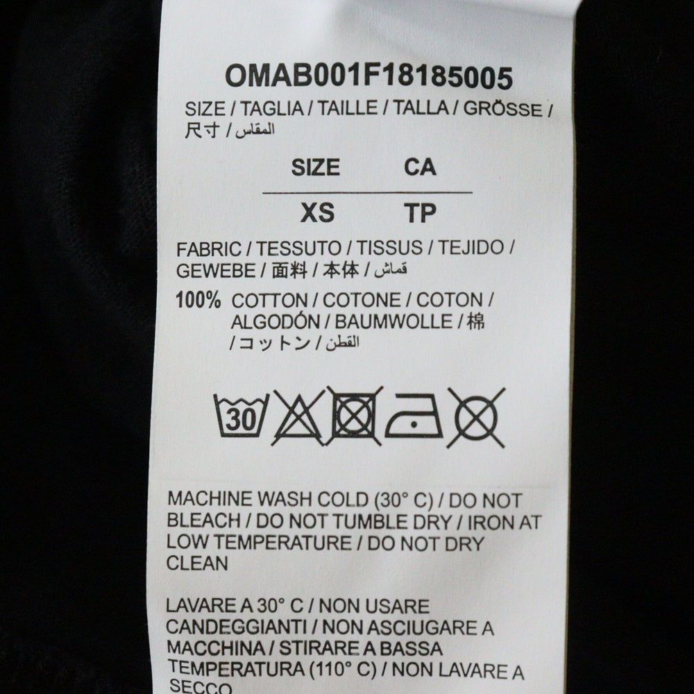 OFF-WHITE(オフホワイト) 18AW Diag Gradient L/S T-Shirt 長袖Tシャツ ブラック OMAB001F18185005