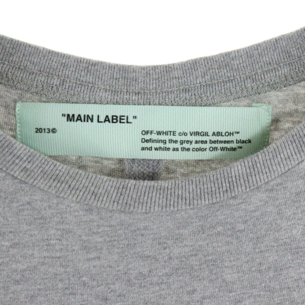 OFF-WHITE(オフホワイト) 18AW Yellow Arrows T-Shirt 半袖Tシャツ グレー OMAA027E18185025