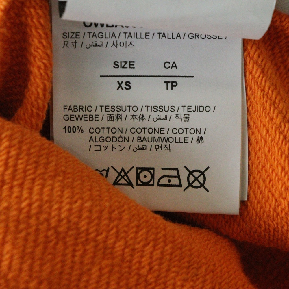 OFF-WHITE(オフホワイト) 20SS Swimming Sweatshirt クルーネックスウェットトレーナー オレンジ OWBA056R20003045