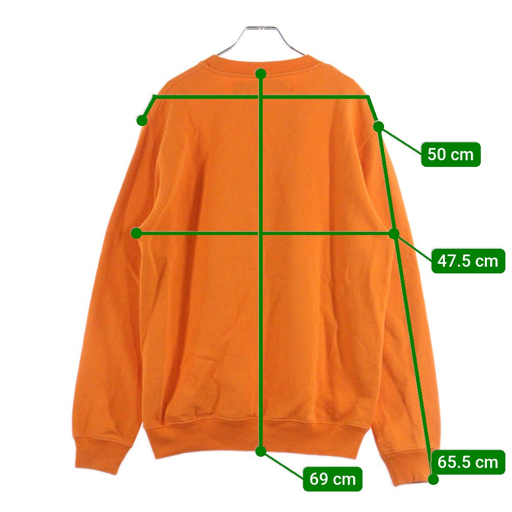 OFF-WHITE(オフホワイト) 20SS Swimming Sweatshirt クルーネックスウェットトレーナー オレンジ OWBA056R20003045