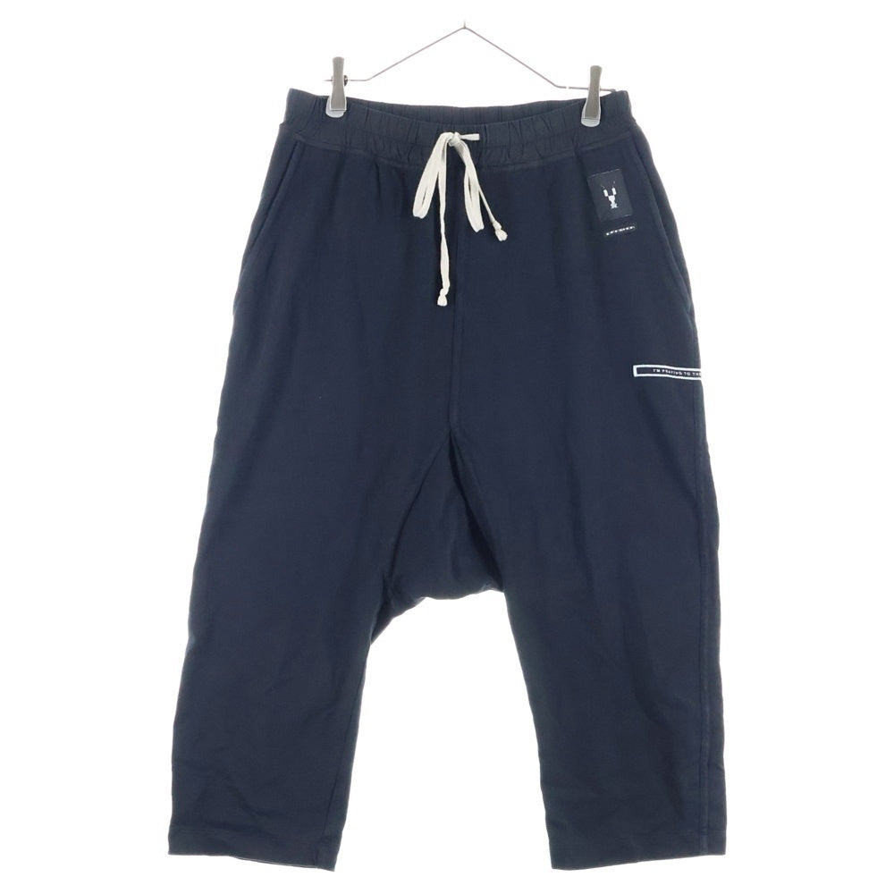 DRKSHDW(ダークシャドウ) 19SS Cropped Pants クロップドパンツ ブラック DS19S4326-RIGEP8