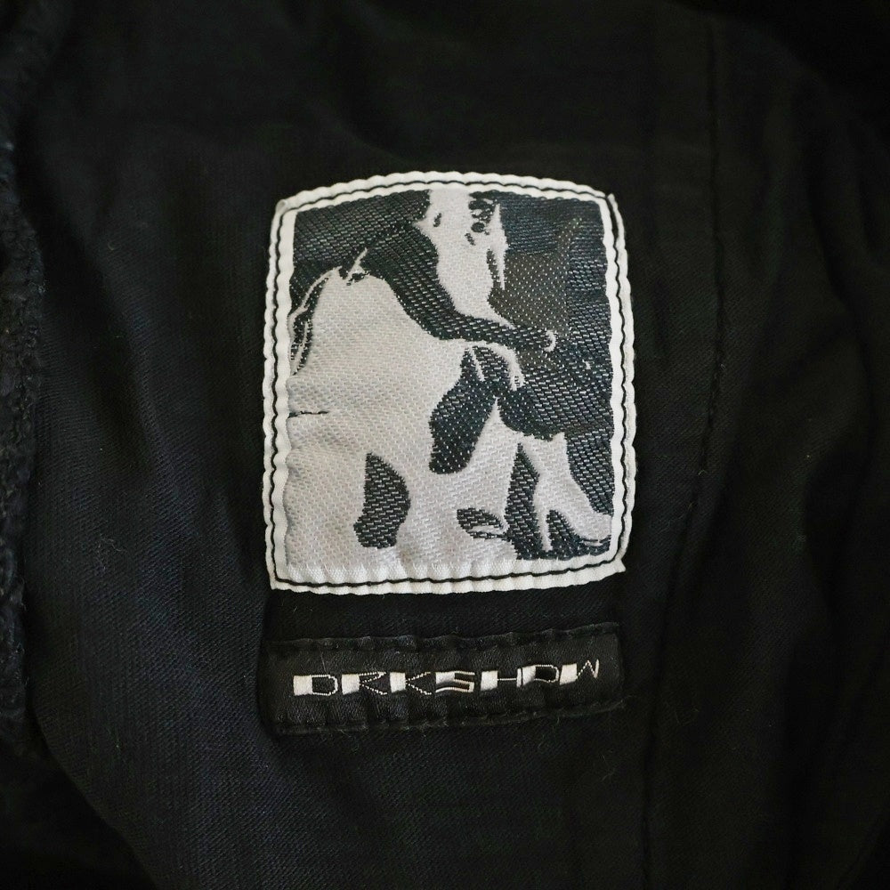 DRKSHDW(ダークシャドウ) 18AW Drawstring Pants ドローストリング サルエルパンツ ブラック DU18F7394-BG