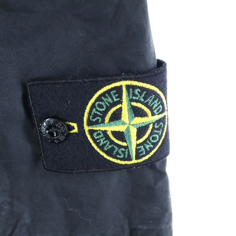 STONE ISLAND(ストーンアイランド) RE-T Cargo Pants ロゴワッペン ストレッチカーゴパンツ ブラック 721531403