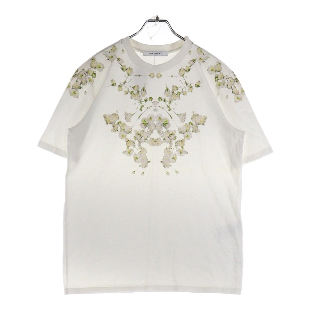GIVENCHY(ジバンシィ) Floral Tee 花柄 フローラル 半袖Tシャツ ホワイト 17P 7792 470