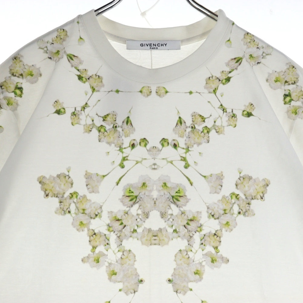 GIVENCHY(ジバンシィ) Floral Tee 花柄 フローラル 半袖Tシャツ ホワイト 17P 7792 470