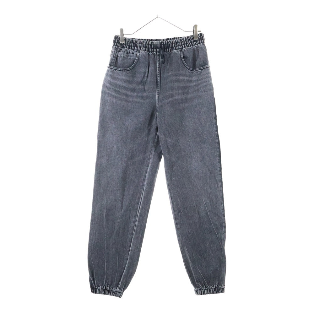ALEXANDER WANG(アレキサンダーワン) Track Denim Pants サイドロゴ デニムパンツ ジーンズ グレー