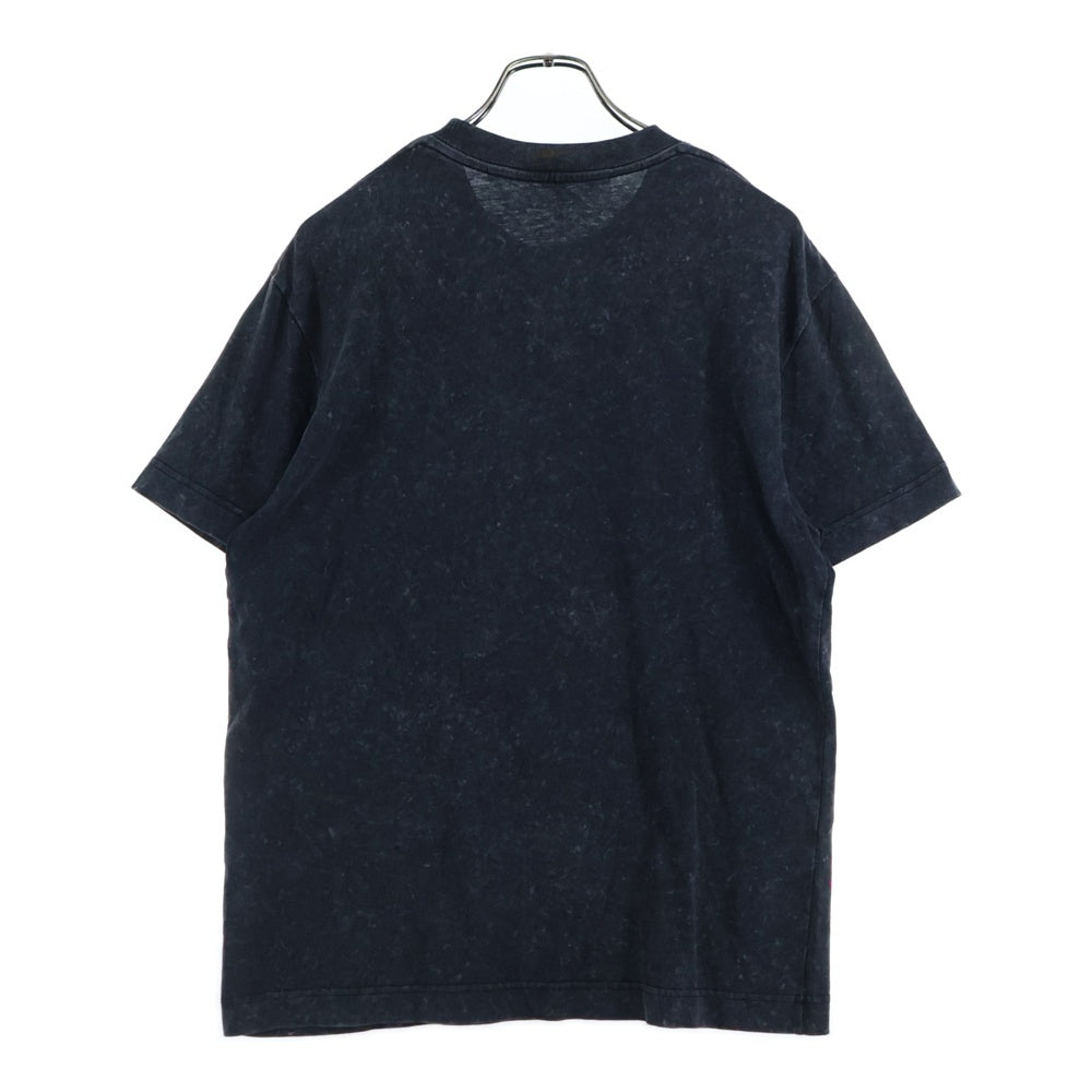 ALEXANDER WANG(アレキサンダーワン) Acid Tee ロゴ刺繍 ウォッシュド加工 半袖Tシャツ グレー