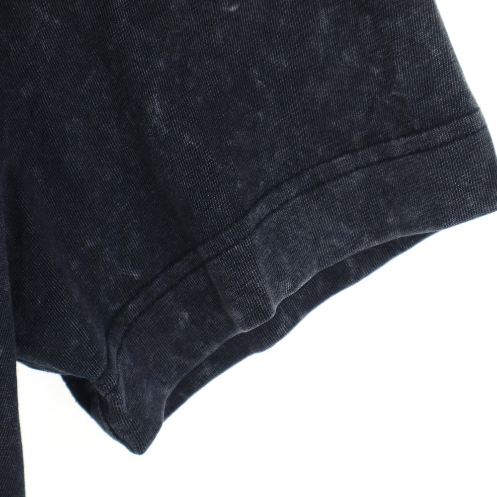 ALEXANDER WANG(アレキサンダーワン) Acid Tee ロゴ刺繍 ウォッシュド加工 半袖Tシャツ グレー