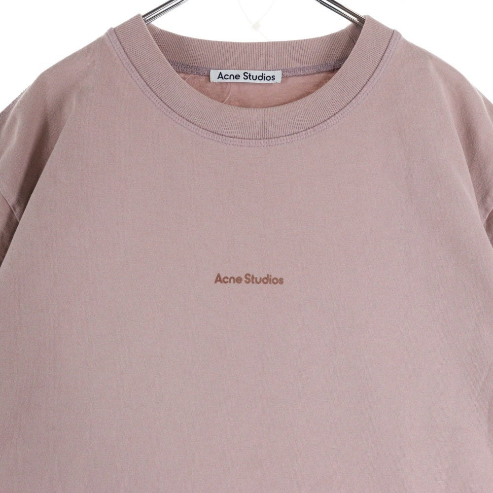 Acne Studios(アクネ ストゥディオズ) T-Shirt ロゴプリント 半袖Tシャツ ピンク AL0135-