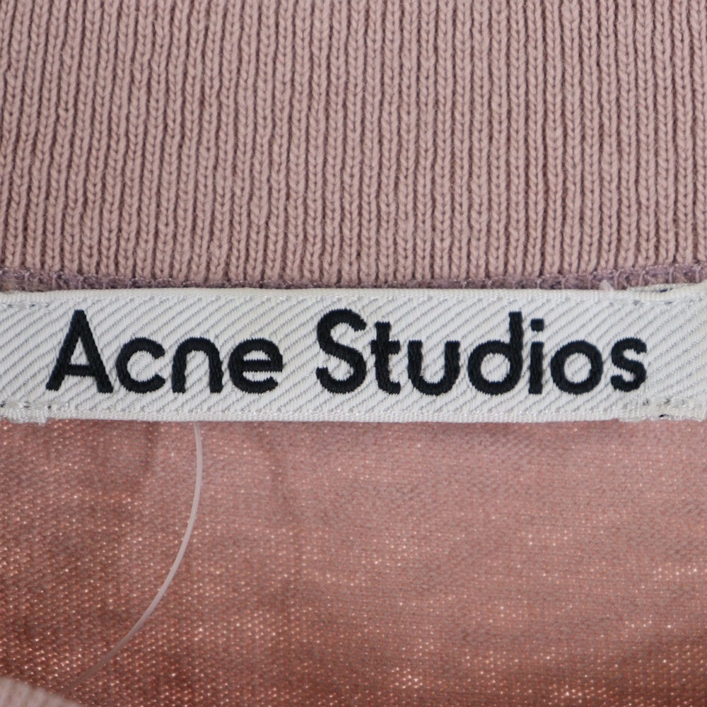 Acne Studios(アクネ ストゥディオズ) T-Shirt ロゴプリント 半袖Tシャツ ピンク AL0135-