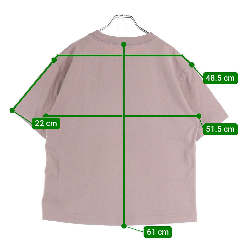Acne Studios(アクネ ストゥディオズ) T-Shirt ロゴプリント 半袖Tシャツ ピンク AL0135-