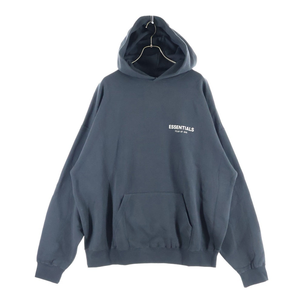 FEAR OF GOD ESSENTIALS(フィアオブゴッド エッセンシャルズ) HOODIE FLOWER フラワーフォト プルオーバースウェットパーカー フーディー ブラック