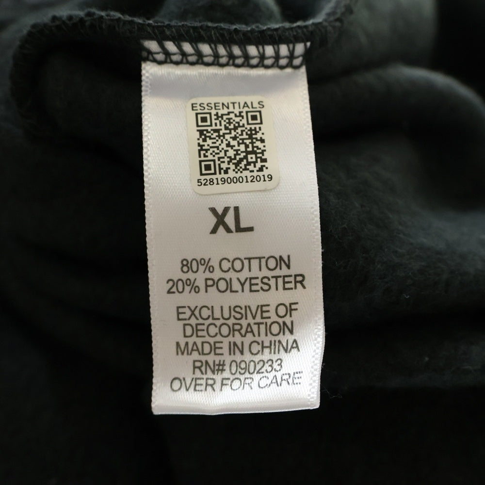 FEAR OF GOD ESSENTIALS(フィアオブゴッド エッセンシャルズ) HOODIE FLOWER フラワーフォト プルオーバースウェットパーカー フーディー ブラック