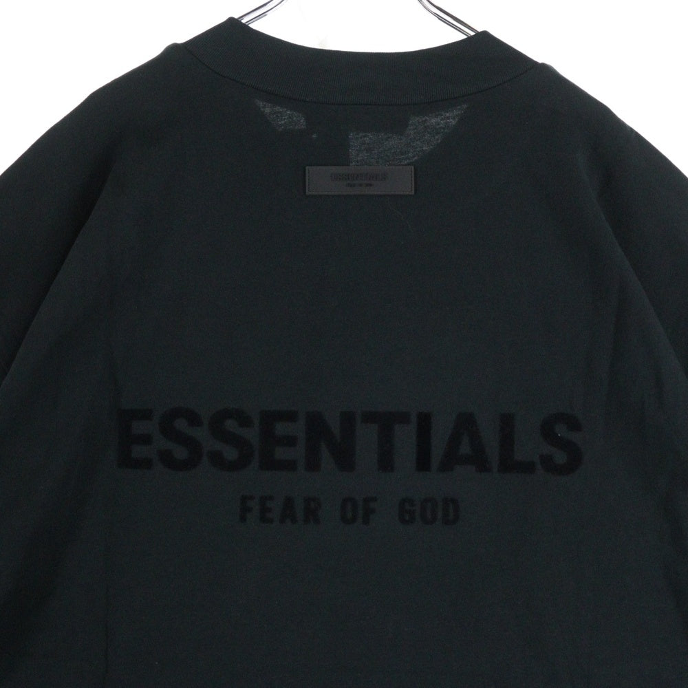 FEAR OF GOD ESSENTIALS(フィアオブゴッド エッセンシャルズ) S/S T-SHIRT フェルトロゴ 半袖Tシャツ ブラック