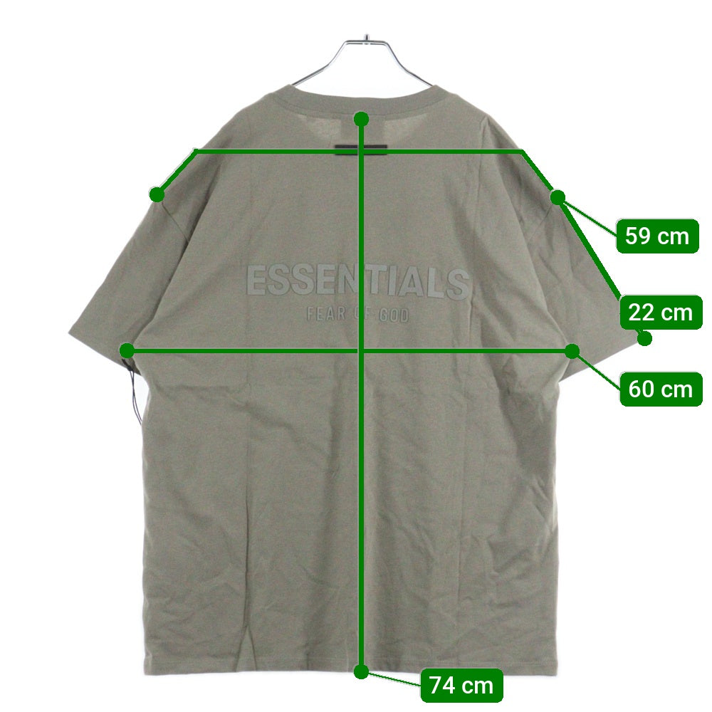 FEAR OF GOD ESSENTIALS(フィアオブゴッド エッセンシャルズ) S/S T-SHIRT バックラバーロゴ 半袖Tシャツ ベージュ